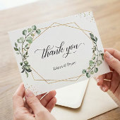 Eukalyptus Wedding Dankeskarte