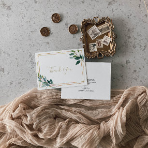 Eukalyptus Wedding Dankeskarte