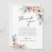 Eukalyptus Wedding Dankeskarte (Vorderseite)