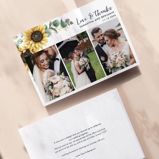 Eukalyptus Wedding Day Fotos Vielen Dank Dankeskarte