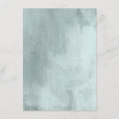 Eukalyptus Wedding Details Gast Begleitkarte (Rückseite)