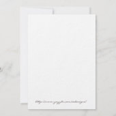 Eukalyptus Wedding Einladung (Rückseite)