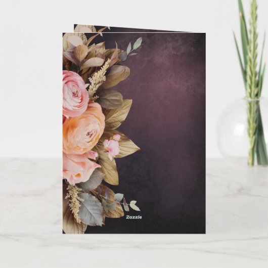 Eukalyptus Wedding Einladung (Rückseite)