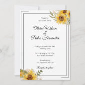 Eukalyptus Wedding Einladung (Vorderseite)