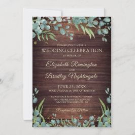 Eukalyptus Wedding Einladung