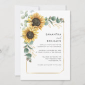 Eukalyptus Wedding Einladung (Vorderseite)