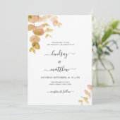 Eukalyptus Wedding Einladung (Stehend Vorderseite)