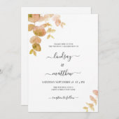 Eukalyptus Wedding Einladung (Vorne/Hinten)