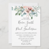 Eukalyptus Wedding Einladung (Vorderseite)