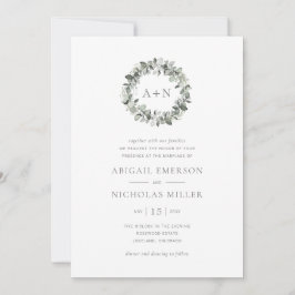 Eukalyptus Wedding Einladung