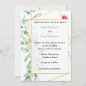 Eukalyptus Wedding Einladung (Vorderseite)