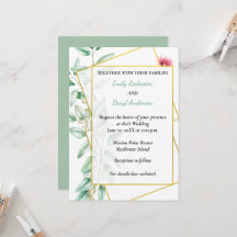 Eukalyptus Wedding Einladung