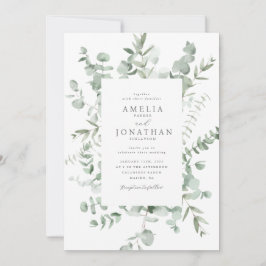 Eukalyptus Wedding Einladung
