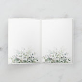 Eukalyptus Wedding Einladung (Innenseite)