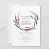 Eukalyptus Wedding Einladung (Vorderseite)