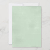 Eukalyptus Wedding Einladungen für Wasserfarben (Rückseite)