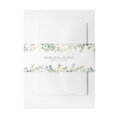 Eukalyptus Wedding Einladungsbanderole (Vorderseite Beispiel)