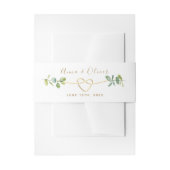 Eukalyptus Wedding Einladungsbanderole (Vorderseite Beispiel)