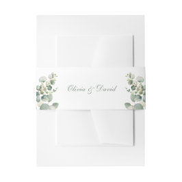 Eukalyptus Wedding Einladungsbanderole