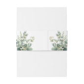 Eukalyptus Wedding Einladungsbanderole (Rückseitenbeispiel)