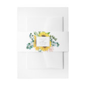 Eukalyptus Wedding Einladungsbanderole (Vorderseite Beispiel)