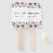 Eukalyptus Wedding Fächer (Vorne und Hinten)