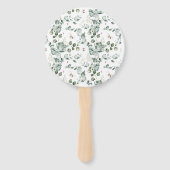 Eukalyptus Wedding Fächer (Rückseite)