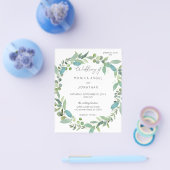 Eukalyptus Wedding Flyer (Einzeln)