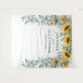 Eukalyptus Wedding Foto Background Wandteppich (Vorderseite (Horizontal))