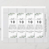 Eukalyptus Wedding Foto Booth Table No Template (Vorne/Hinten)