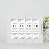 Eukalyptus Wedding Foto Booth Table No Template (Stehend Vorderseite)