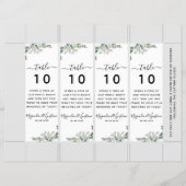 Eukalyptus Wedding Foto Booth Table No Template (Vorderseite)