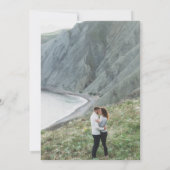 Eukalyptus Wedding-Foto für Wasserfarben Save the  Date (Rückseite)