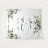 Eukalyptus Wedding Foto Hintergrundband Wandteppich (Vorderseite (Horizontal))