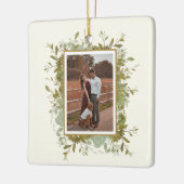 Eukalyptus Wedding Foto Keramikornament (Links)