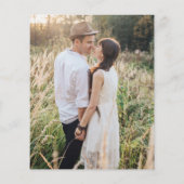 Eukalyptus Wedding Foto Save the Date (Rückseite)