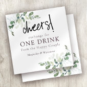 Eukalyptus Wedding Free Drinks Tokens