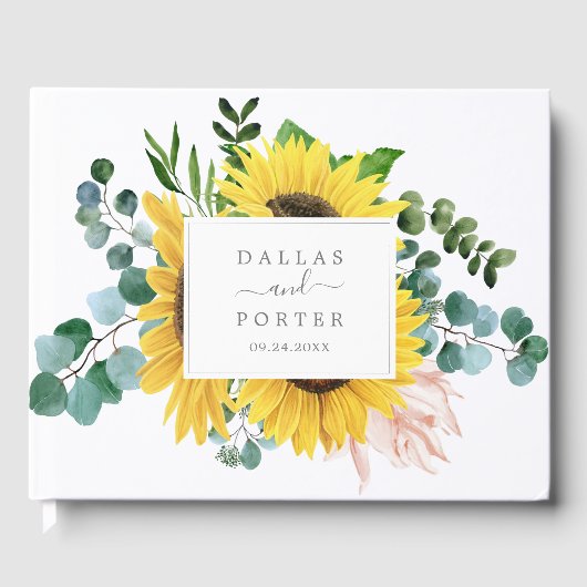 Eukalyptus Wedding Gästebuch (Vorderseite)