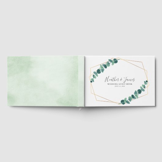 Eukalyptus Wedding Gästebuch (Voll)