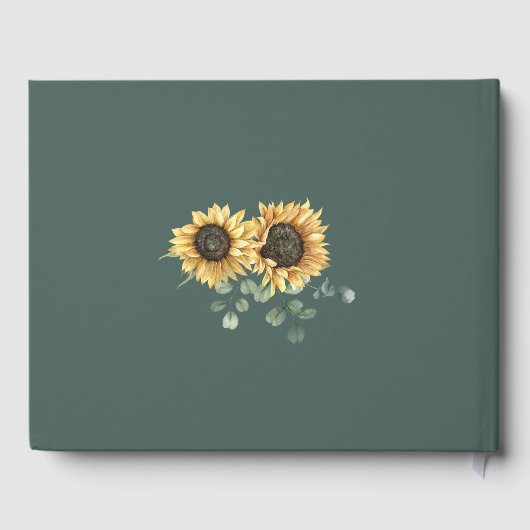 Eukalyptus Wedding Gästebuch (Rückseite)