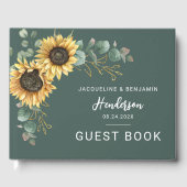 Eukalyptus Wedding Gästebuch (Vorderseite)