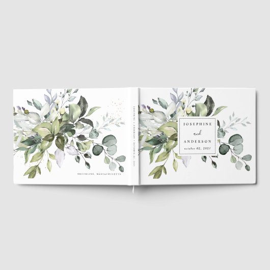 Eukalyptus Wedding Gästebuch (Voll)
