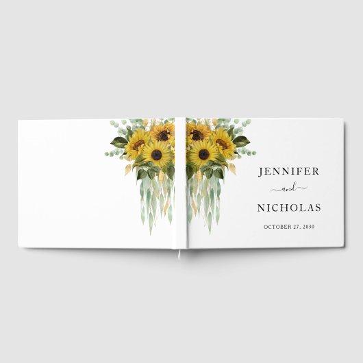 Eukalyptus Wedding Gästebuch (Voll)