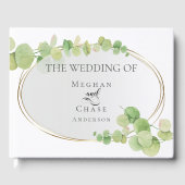 Eukalyptus Wedding Gästebuch (Vorderseite)