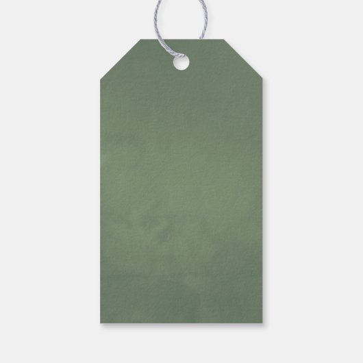 Eukalyptus Wedding Geschenkanhänger (Rückseite)