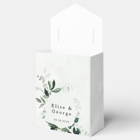 Eukalyptus Wedding Geschenkschachtel (Geöffnet)