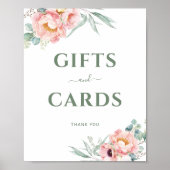 Eukalyptus Wedding Gifts & Cards Zeichen Poster (Vorne)