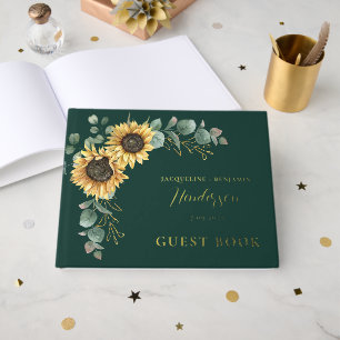 Eukalyptus Wedding Gold Foil Gästebuch