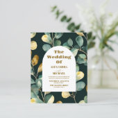 Eukalyptus Wedding Gold Glitzer (Stehend Vorderseite)