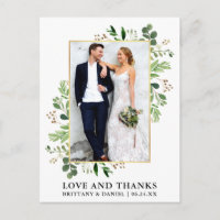Eukalyptus Wedding Gold Liebe Dank